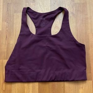Girlfriend collective sports bra - plum